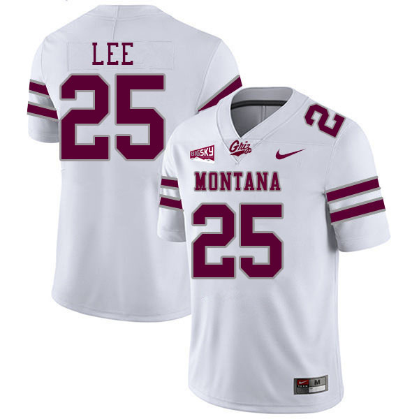 Jaxon Lee Montana Grizzlies Jersey,University Of Montana Grizzlies #25 Jaxon Lee Jersey-White